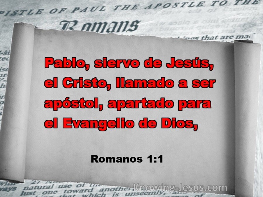 Romanos 1:1 (sabio)